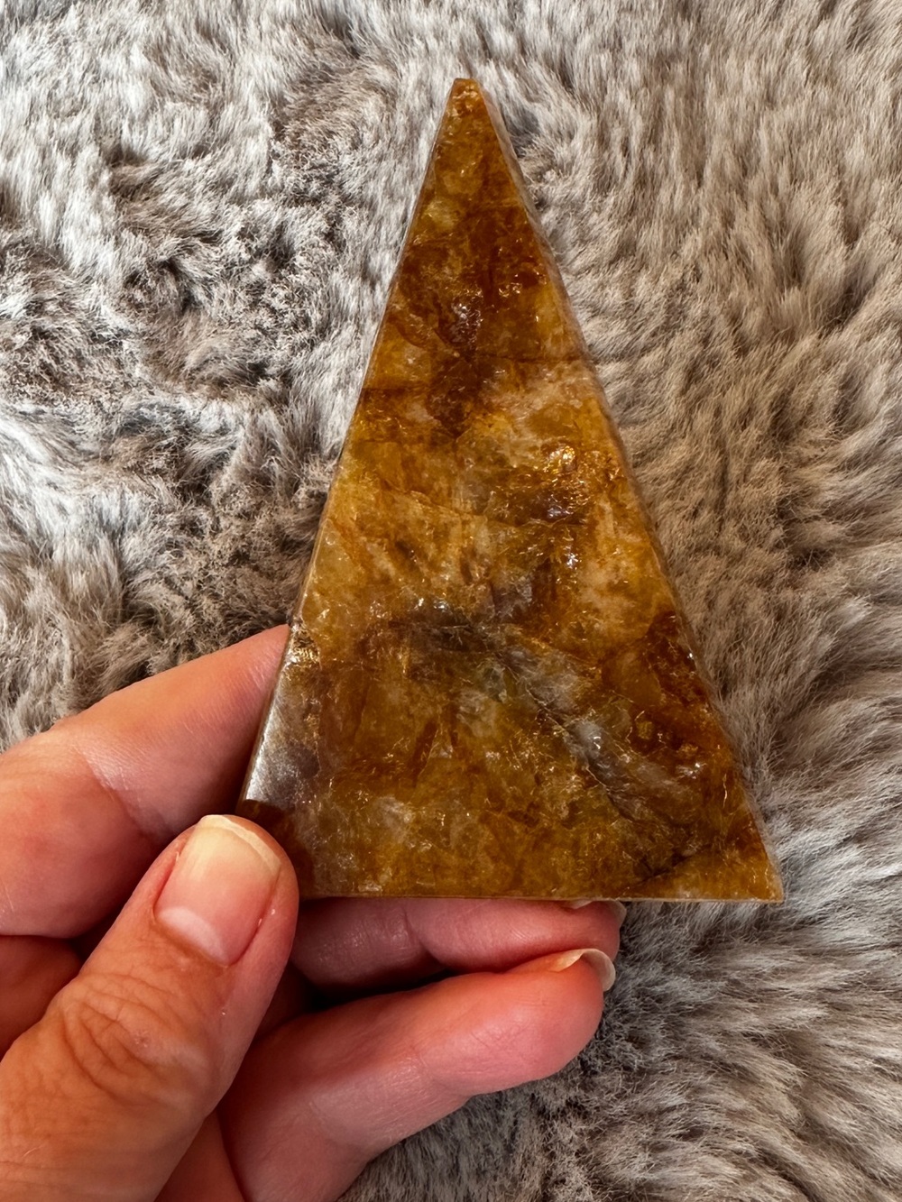 Natural Fire Quartz Crystal Freeform
